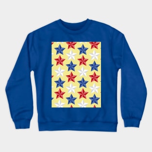 Stars Pattern Crewneck Sweatshirt